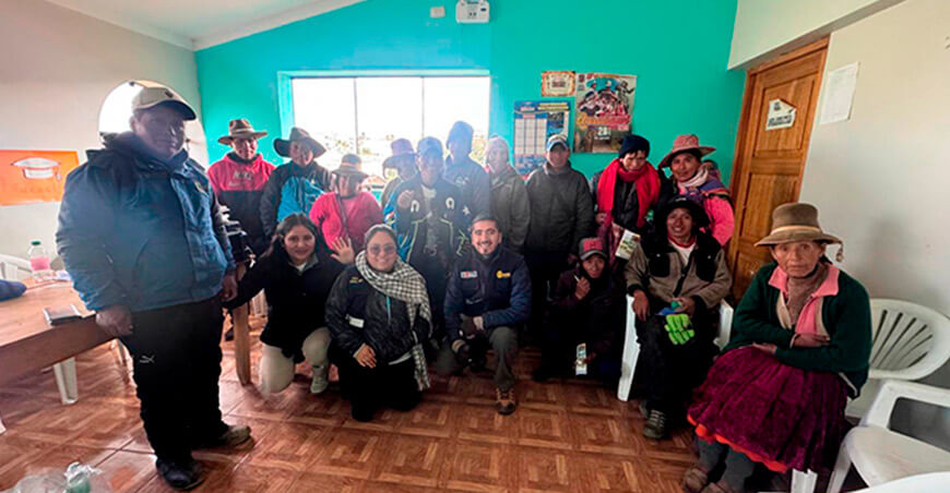 Senamhi fortalece la gestión agroclimática con talleres y trabajo de campo para la conservación de suelos agrarios Yanaoca Cusco Perú