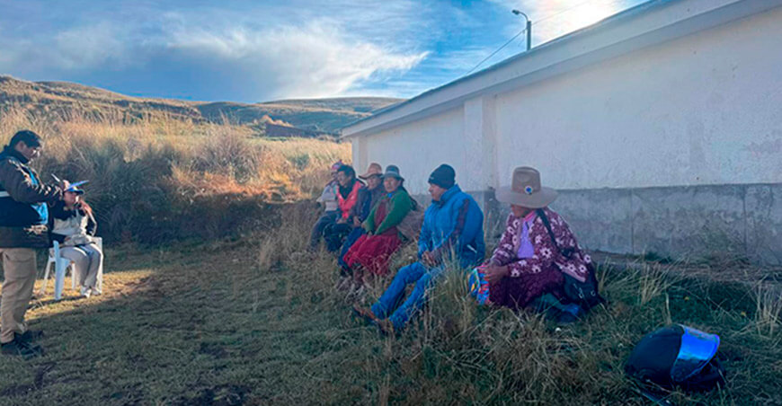 Senamhi fortalece la gestión agroclimática con talleres y trabajo de campo para la conservación de suelos agrarios Yanaoca Cusco Perú