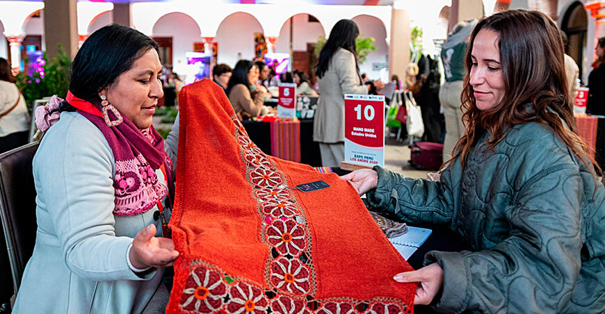 Los Andes peruanos salen a conquistar nuevos mercados prendas textiles peruanas