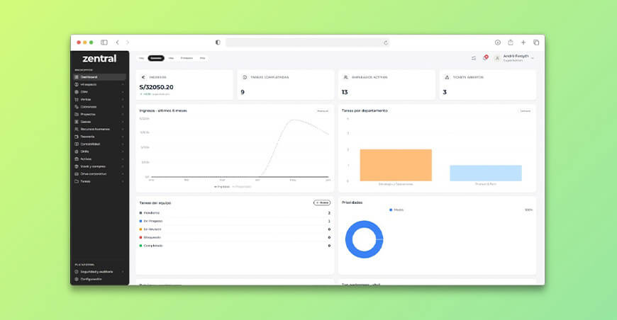 Zentral: el software peruano que centraliza ventas, inventarios y clientes en un solo sistema