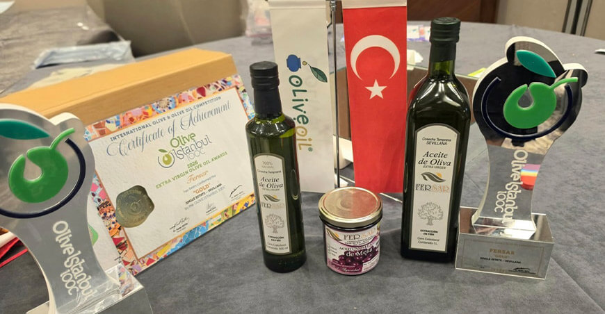 Aceites de oliva y aceitunas de Moquegua conquistan cuatro medallas en prestigiosos concursos de Turquía
