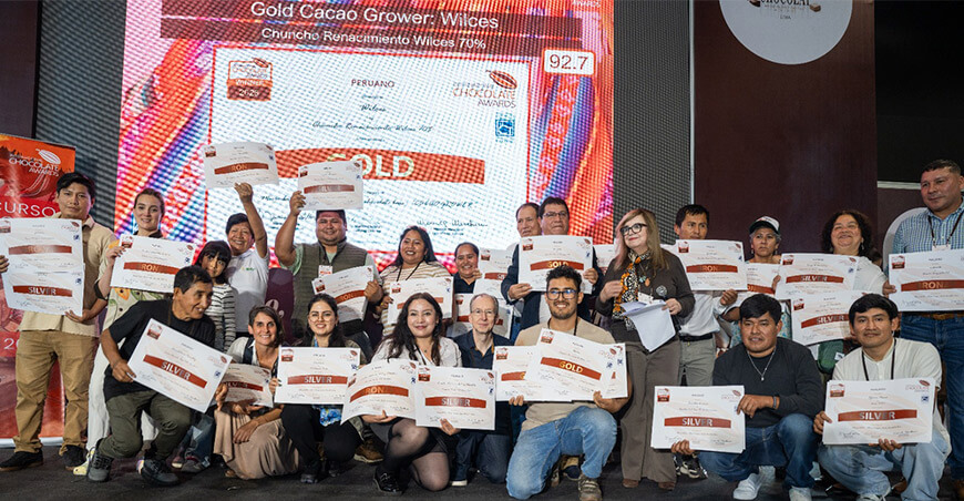 Cacaoteros de Cusco, Ayacucho y Junín conquistaron 10 medallas en el Concurso Nacional de Chocolate Peruano