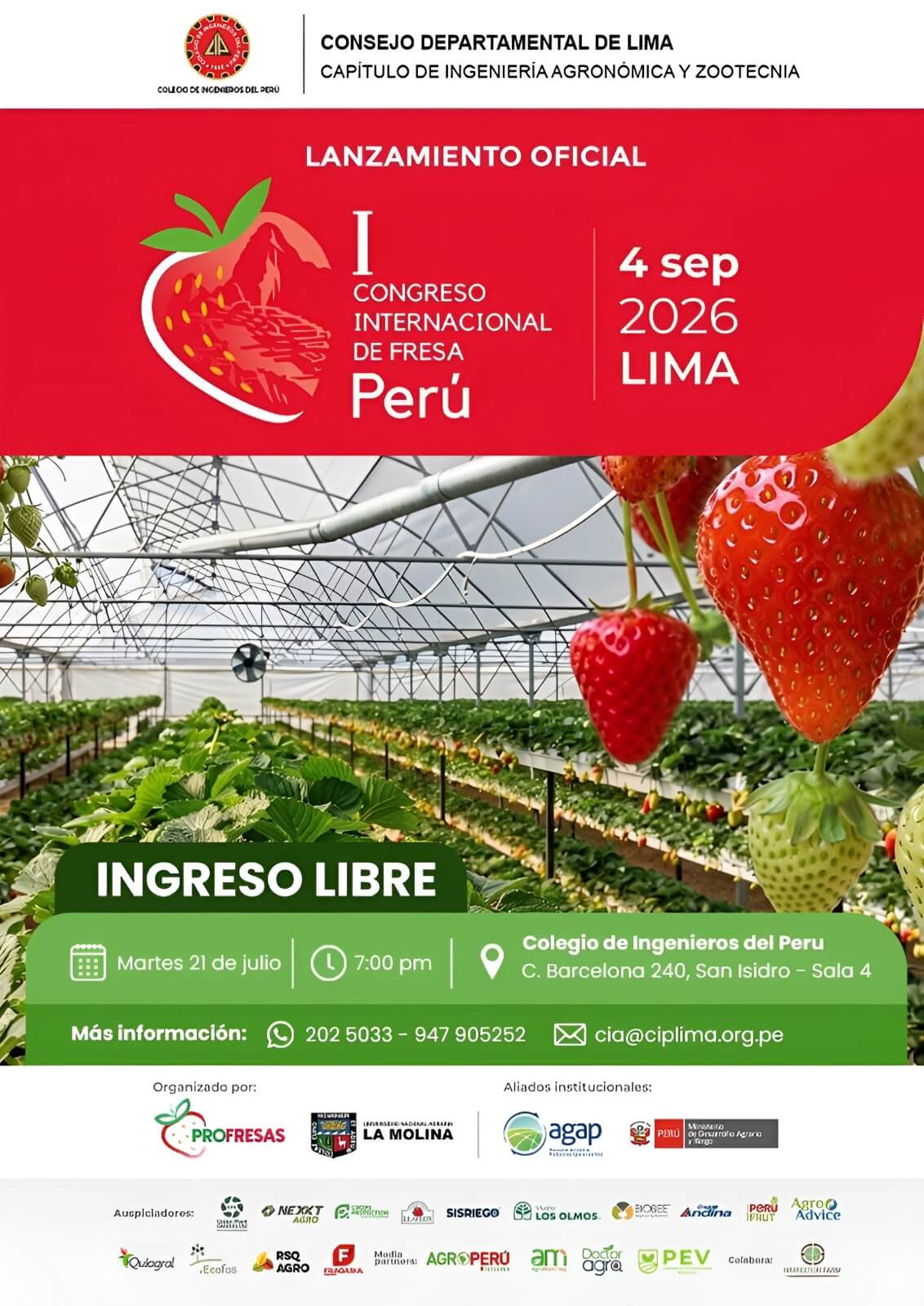 Congreso Internacional de Fresa Perú 