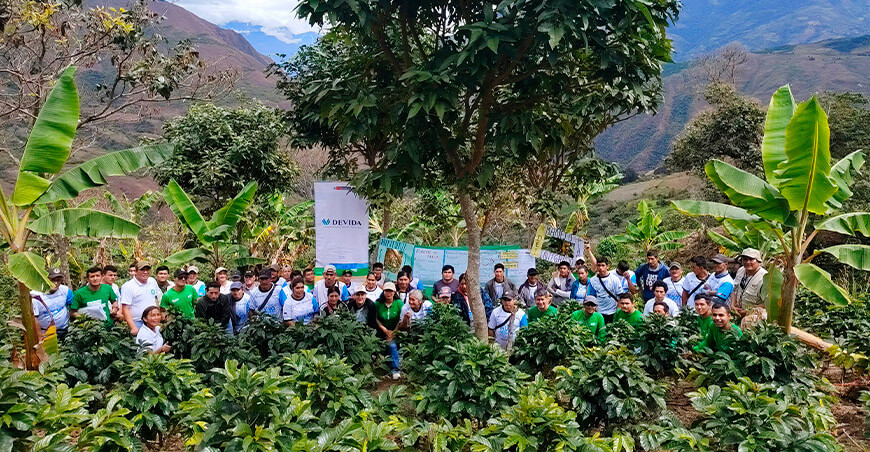 Caficultores de Pisuquia reciben asistencia técnica para producir cafés especiales Amazonas Perú Devida
