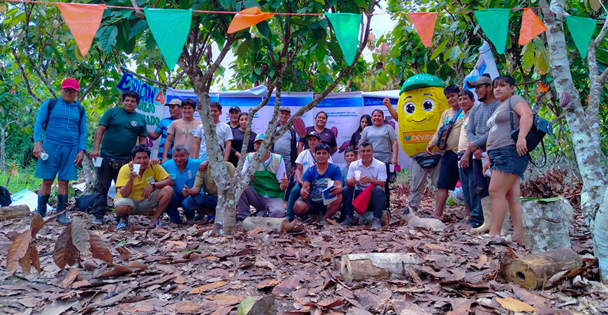 Devida capacitó a productores de cacao Ucayali Perú