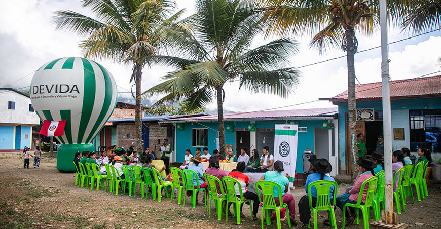 Devida renueva comedor popular que beneficia a más de 1000 habitantes de Anchihuay Ayacucho Perú