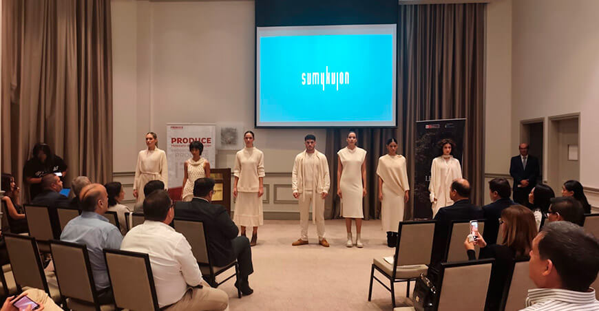 Empresa textil peruana Cotton Nation se alista a ingresar a la alta costura china con tejido a base de fibra de aguaje y chambira Perú