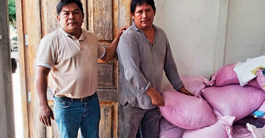 Distribuyen semillas de arroz y maíz para mejorar la producción agrícola en Atalaya Ucayali Perú