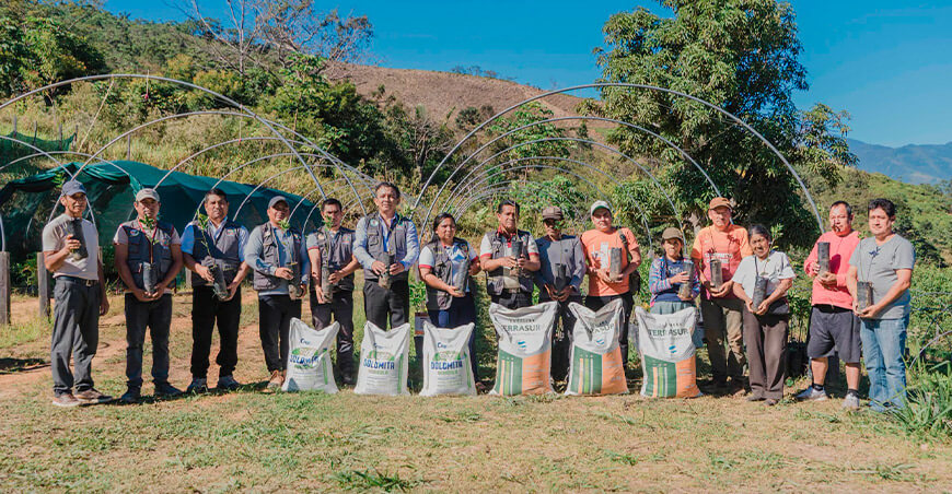 Producción frutícola crece con la entrega de plantones de cítricos en Cielo Punco Cusco Perú 