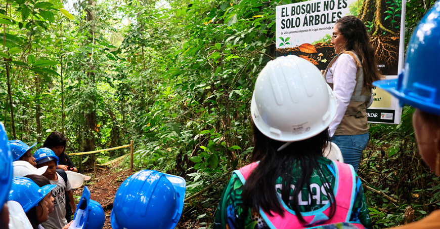 IIAP inaugura circuito de educación ambiental sobre biodiversidad amazónica Perú