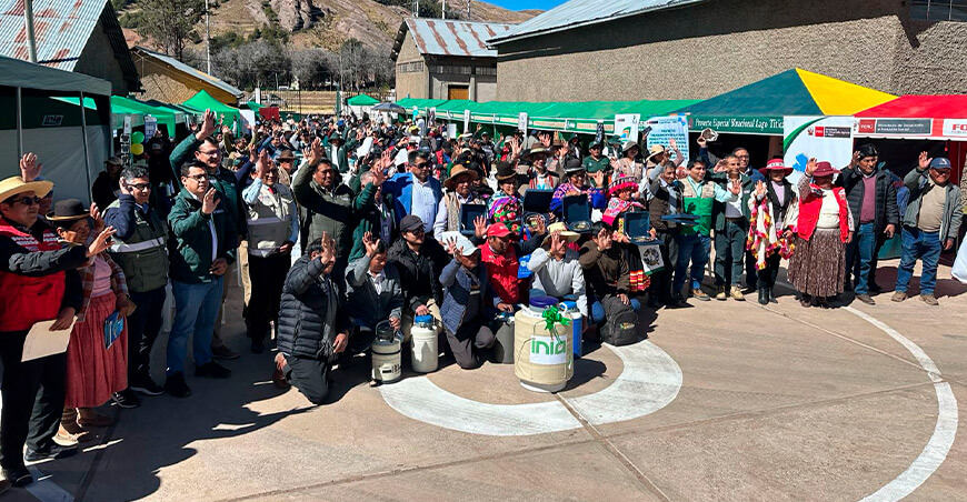 INIA transfirió 3150 pajillas de semen de vacuno de alto valor para mejorar carne y leche en Puno 