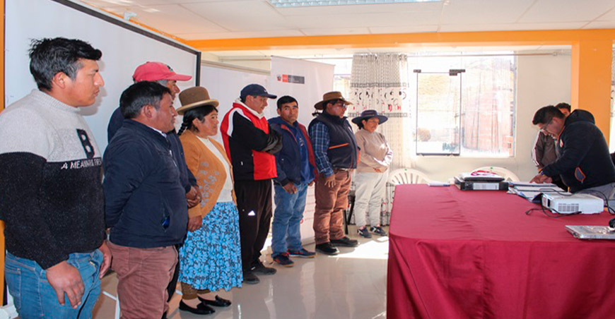 Productores alpaqueros consolidan la Cooperativa Agraria Palca Puno Perú