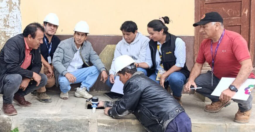 Minera Poderosa impulsa la implementación del sistema de micromedición de agua potable en Pías La Libertad Perú