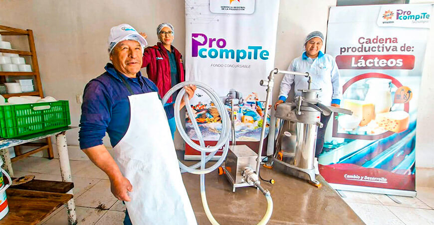 Entregan descremadora para mejorar producción de derivados lácteos Prolac Colca Arequipa Perú