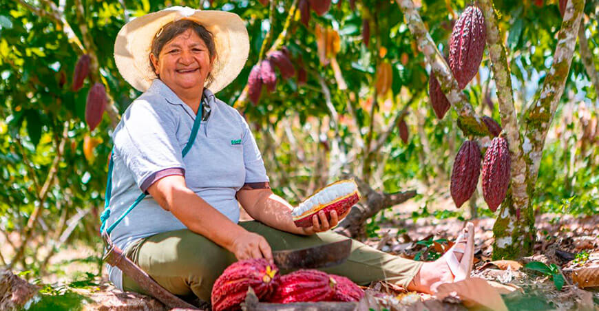 Productora de cacao nativo Perú