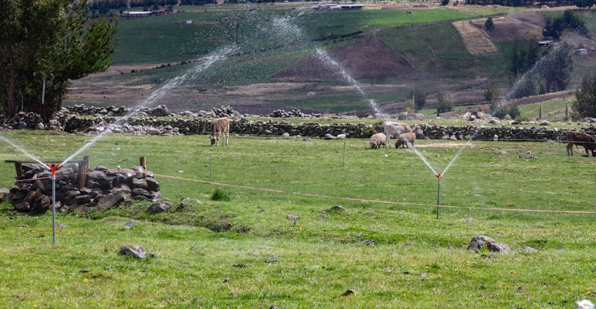 PSI moderniza el riego tecnificado y promueve una agricultura familiar
