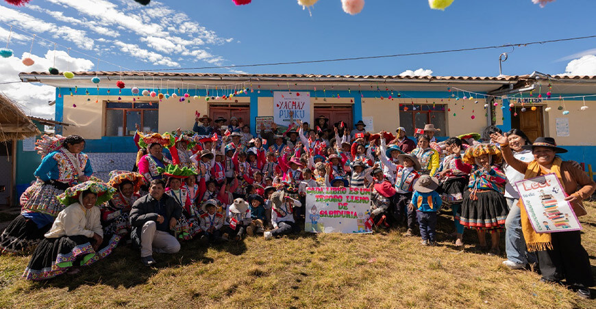 Biblioteca Nacional del Perú inaugura dos nuevas bibliotecas rurales en Cusco