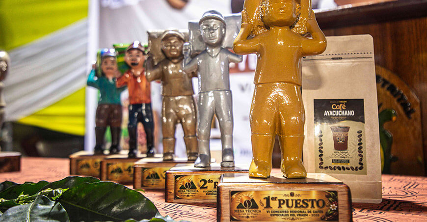 Cafés de productores promovidos por Devida destacan entre los mejores del Vraem