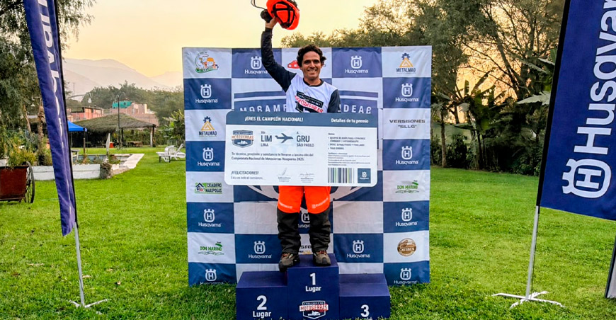 Campeonato Nacional de Motosierras ya tiene al representante peruano para la final en Brasil