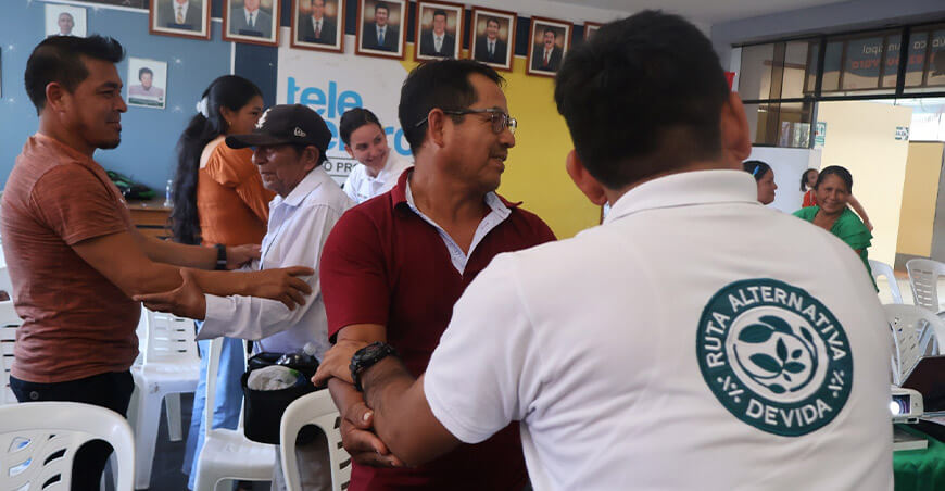 Devida capacita a autoridades comunales de Nuevo Progreso para impulsar el desarrollo local San Martín Perú
