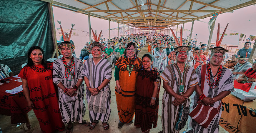Devida presenta avances que benefician a 595 familias asháninkas durante Congreso Ordinario de la Central Asháninka del Río Tambo Junín Perú