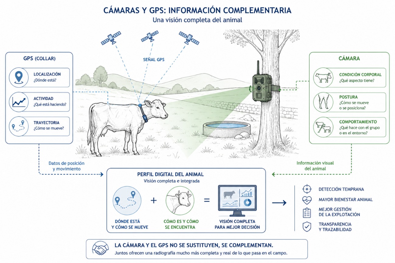 Cámaras e inteligencia artificial para cuidar mejor del ganado y la fauna