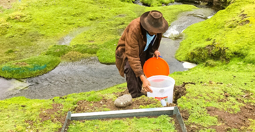 IGP realiza estudios de conservación de suelos que permita proteger cultivos agrícolas en Huancavelica Perú
