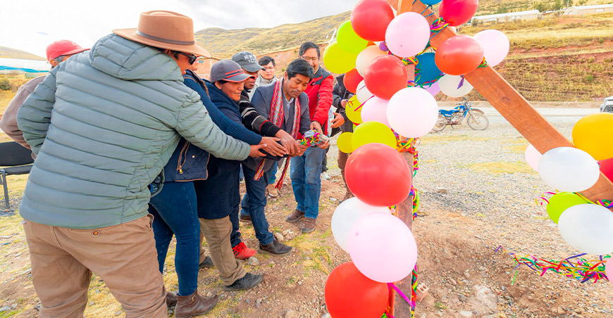 Quehuira contará con nuevo mercadillo para comercializar productos locales Challhuahuacho Apurímac Perú