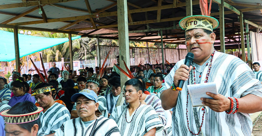 Provraem fortalece el diálogo con líderes de comunidades nativas Perú