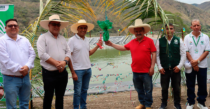 Gobierno Regional de Cajamarca inauguró el reservorio 1300 en Jaén