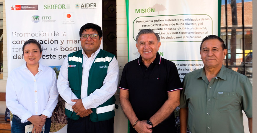 Serfor y Aider promoverán la gestión comunal de los bosques de Piura Perú