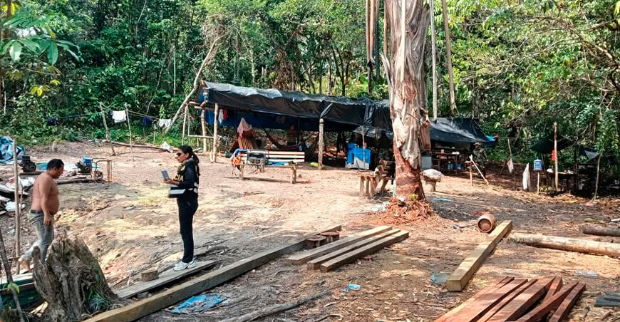 Sernanp refuerza acciones contra la minería ilegal en la cuenca del río Nanay Loreto Perú