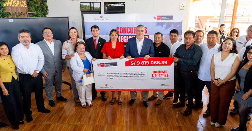 Produce moviliza más de S/9.8 millones para llevar innovación y desarrollo productivo a 7 regiones del país