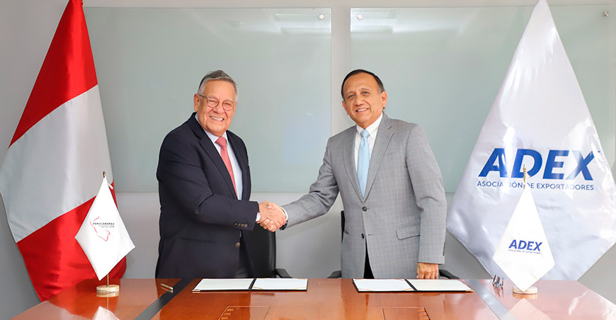 ADEX y Perucámaras suman esfuerzos para potenciar exportaciones regionales