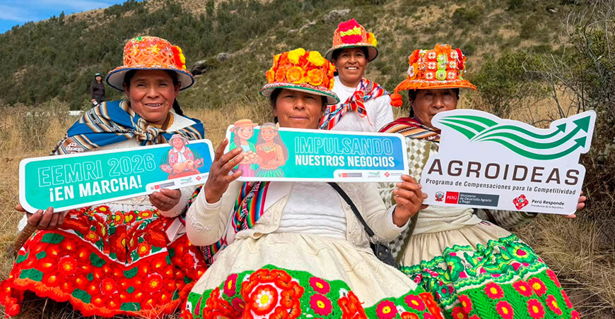 Estrategia de Emprendimiento de la Mujer Rural e Indígena EEMRI Agroideas productoras agrarias Perú