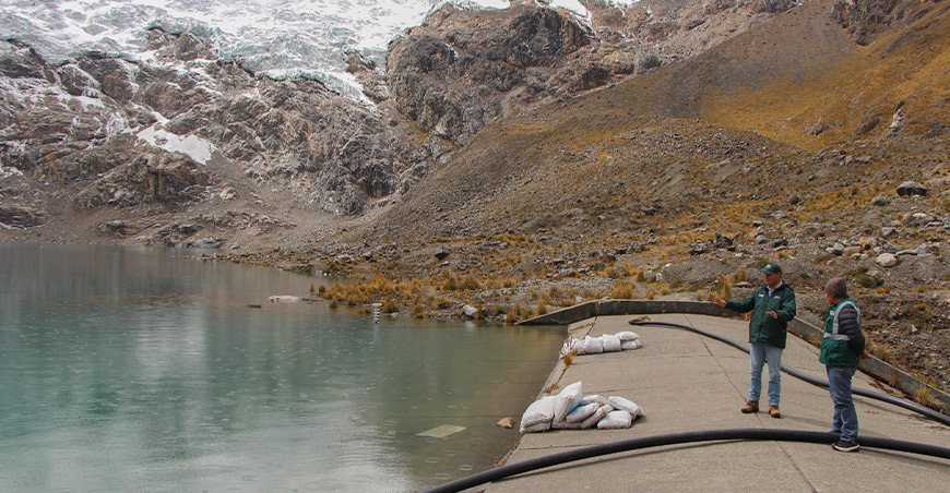 ANA evaluará infraestructura de la laguna Lazo Huntay para reforzar la seguridad hídrica en Huancayo