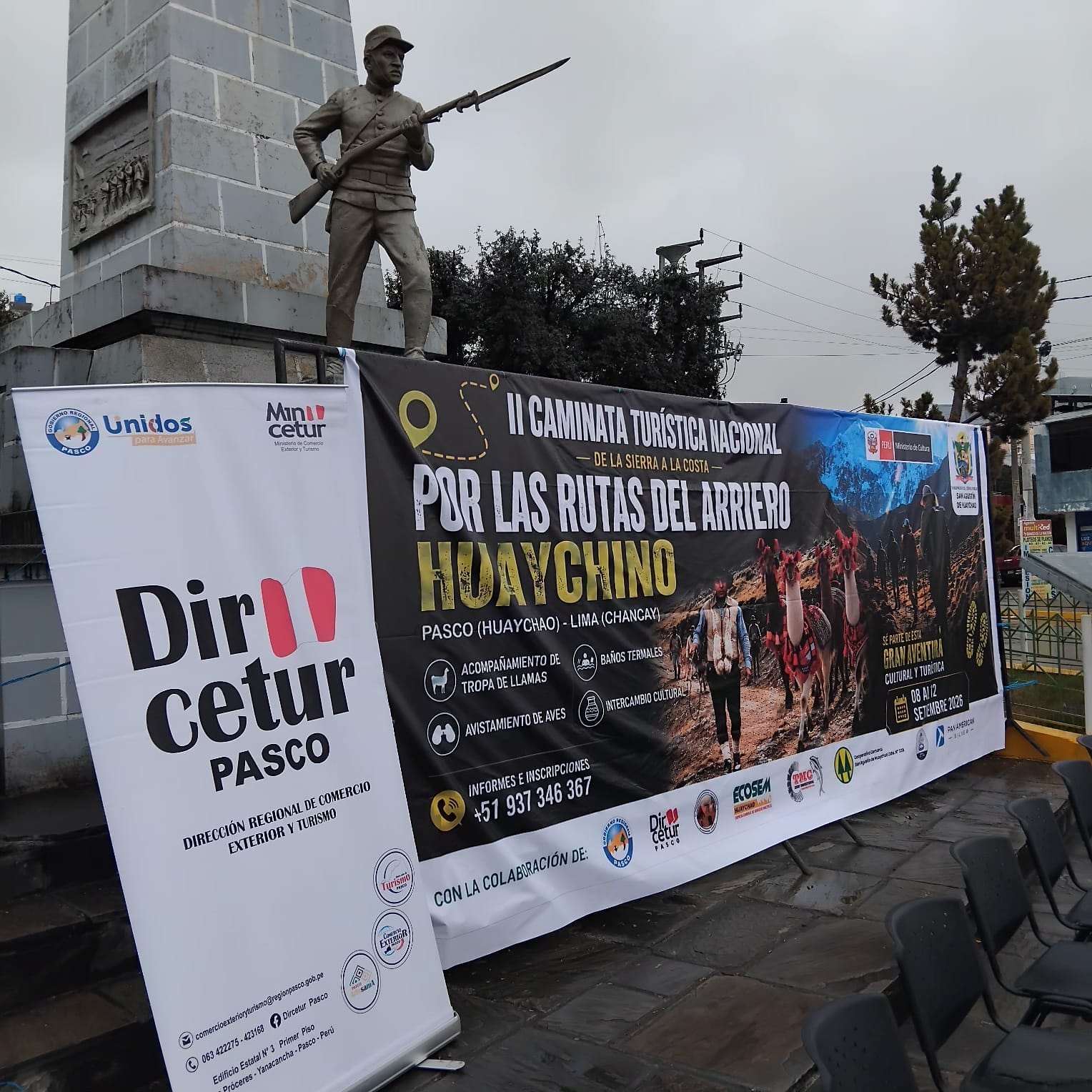 II Caminata Turística Nacional por la Ruta del Arriero Huaychino recuperará una antigua vía de intercambio entre Pasco y Huaral Perú llamas