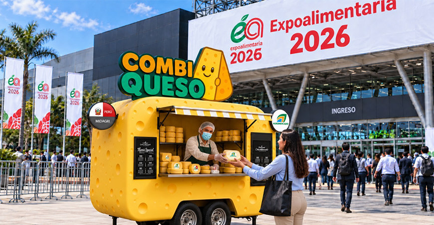 productores quesos en la Combiqueso de Agromercado en Expoalimentaria Perú