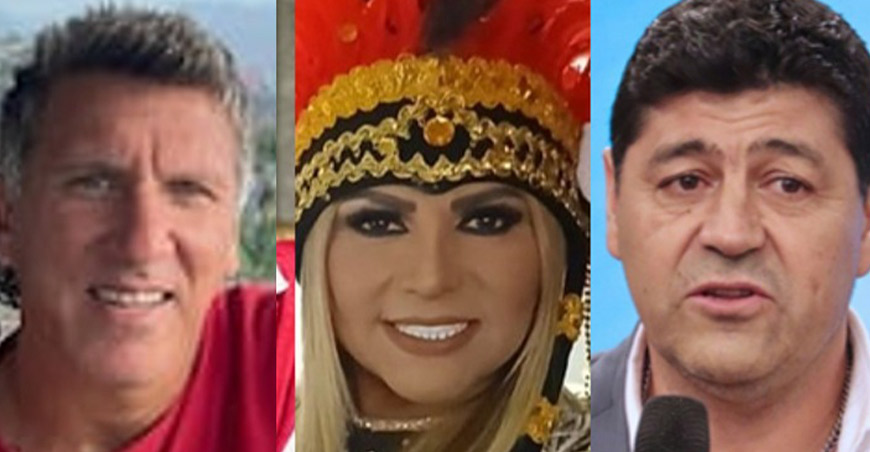 “Checho” Ibarra, Flavio Maestri y Ruth Karina juntos en la gran final de la V Copa Ocho Sur