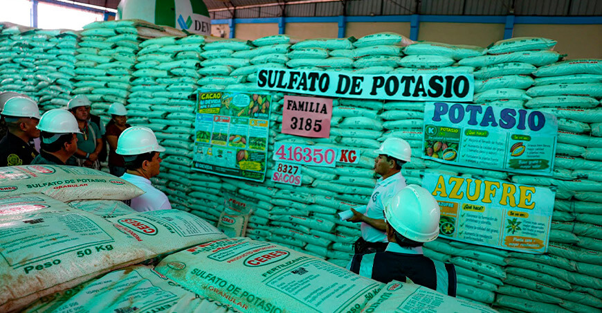 ) Devida entregará 1260 TM de insumos y bienes para impulsar actividades productivas en Pasco, Junín y Ucayali Perú