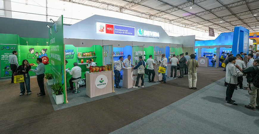 Veinte organizaciones productoras del Desarrollo Alternativo de Devida en la Expoalimentaria
