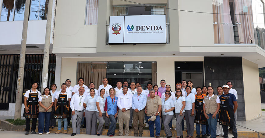 Devida implementa infraestructura para mejorar la calidad y el valor agregado del café y cacao de la Selva Central