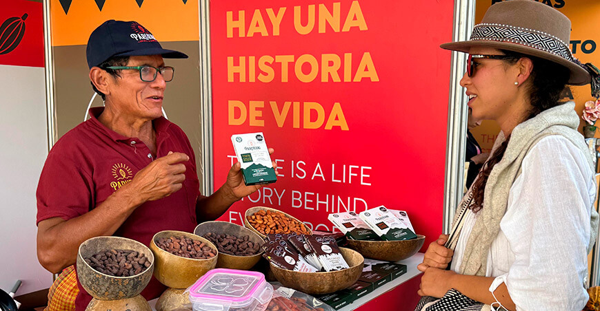 Expovida Cusco Productores del desarrollo alternativo ventas de café y cacao Devida Perú