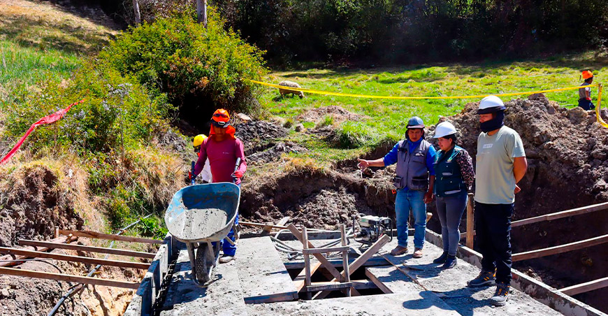 Proyecto de riego Soccñacancha Andahuaylas Apurímac Perú