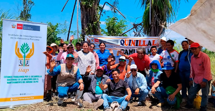 Productores de Manantay aprenden a instalar su propio vivero para producir plantones de camu camu en Ucayali con el respaldo del IIAP Perú 
