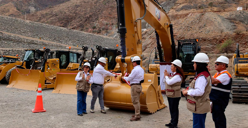 PEOT incorpora 72 nuevas maquinarias y vehículos para el Trasvase Olmos Lambayeque Perú