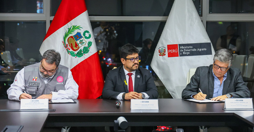 Midagri y “Hombro a Hombro” suman esfuerzos ante El Niño