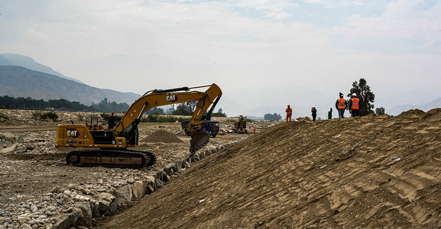 Midagri trabajos para proteger el valle de Chincha ante desbordes e inundaciones Ica Perú