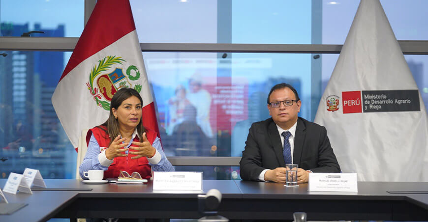 Midis coordina acciones con Vivienda, Produce y Midagri para combatir la anemia en el Perú