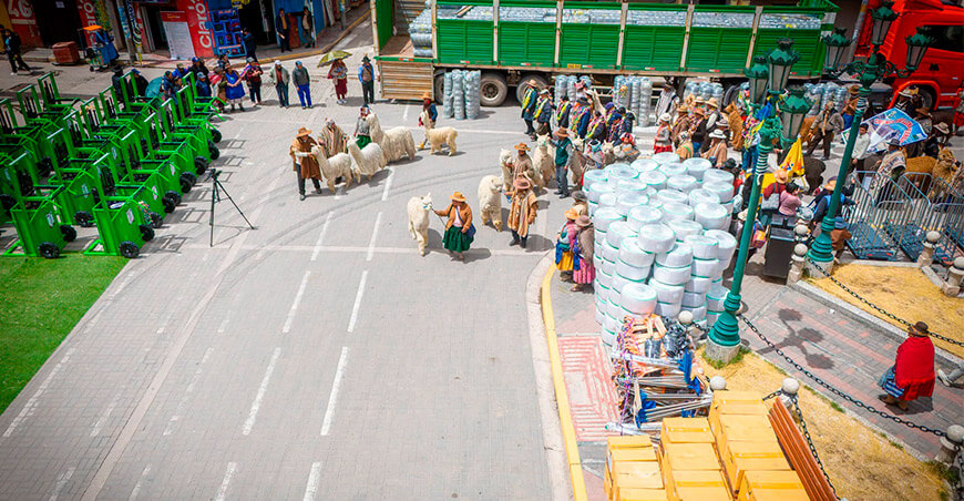 desarrollo del sector alpaquero con módulos productivos en Carabaya Puno Perú